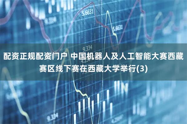 配资正规配资门户 中国机器人及人工智能大赛西藏赛区线下赛在西藏大学举行(3)